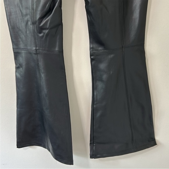 Generation Love Pant ZAYLA VEGAN LEATHER LEGGINGS Flare Leg Black Size S NEW - Picture 10 of 16